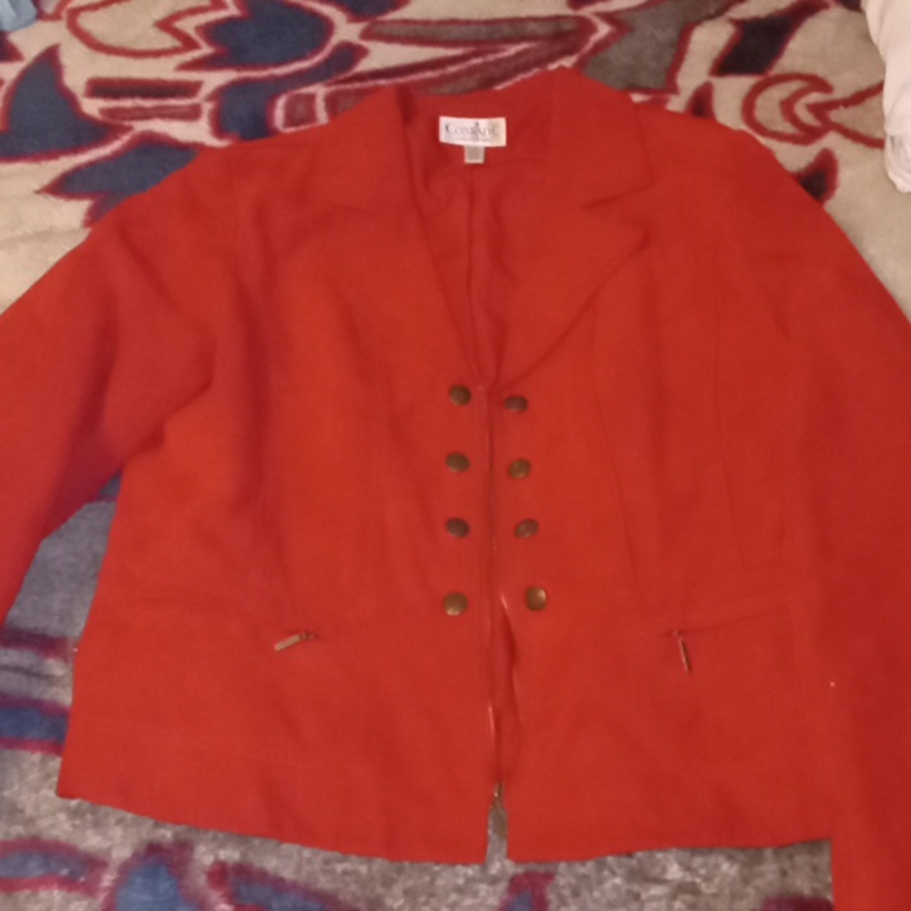 Conrad c collection size fourteen red blazer